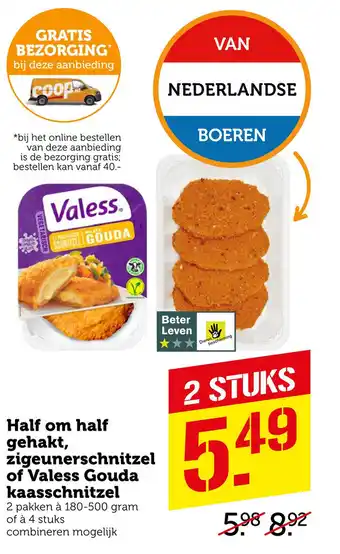 Coop : Half om half aanbieding