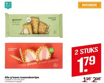 Coop Alle gʻwoon tussendoortjes aanbieding