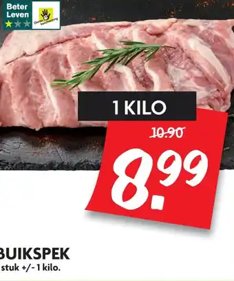 Dekamarkt Buikspek aanbieding