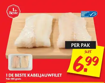 Dekamarkt 1 De Beste Kabeljauwfilet aanbieding