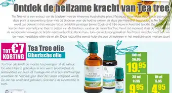 Gezond & Wel Tea Tree olie Etherische olie aanbieding