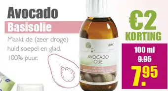 Gezond & Wel Avocado Basisolie aanbieding