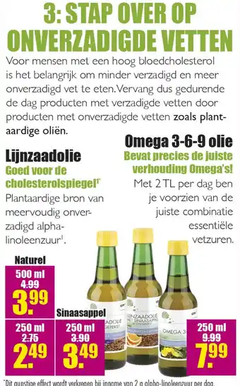 Gezond & Wel Onverzadigde Vetten aanbieding