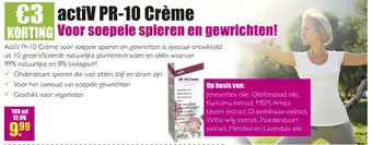 Gezond & Wel actiV PR-10 Crème aanbieding