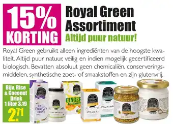 Gezond & Wel Royal Green Assortiment aanbieding