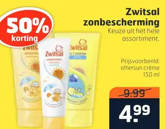 Trekpleister Zwitsal zonbescherming aanbieding