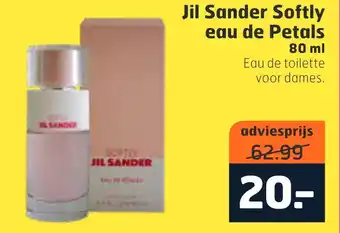 Trekpleister Jil Sander Softly eau de Petals aanbieding