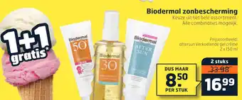 Trekpleister Biodermal zonbescherming aanbieding