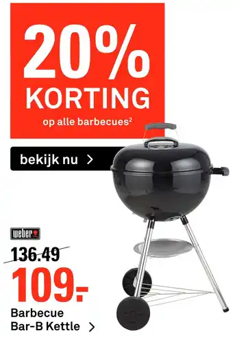 Karwei Barbecue Bar-B Kettle aanbieding