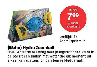 Poiesz (Wahu) Hydro Zoomball aanbieding