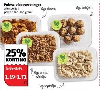 Poiesz Poiesz vleesvervanger aanbieding