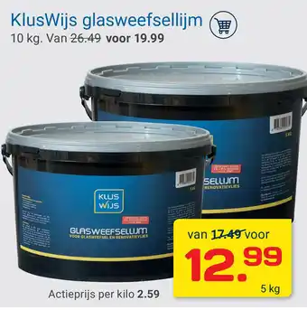 Kluswijs KlusWijs glasweefselliim aanbieding