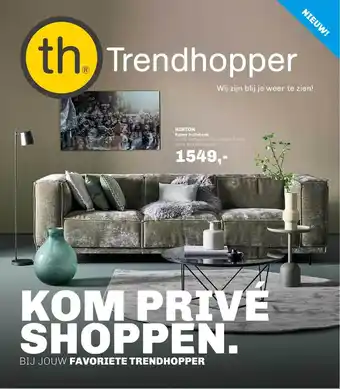 Trendhopper Hinton Ruime 3-Zitsbank aanbieding