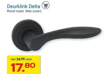 Kluswijs Deurklink Delta aanbieding