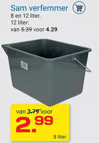 Kluswijs Sam verfemmer aanbieding