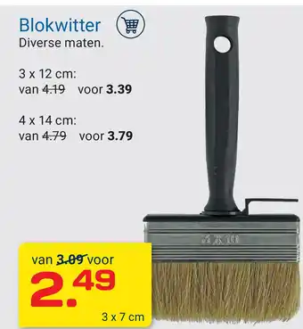 Kluswijs Blokwitter aanbieding