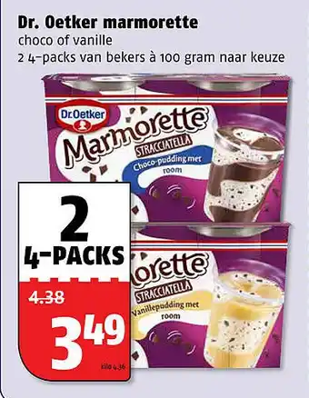 Poiesz Dr. Oetker marmorette aanbieding