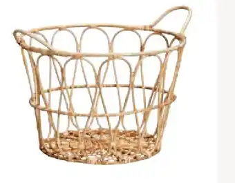 Kwantum Mand Rattan Bruin aanbieding