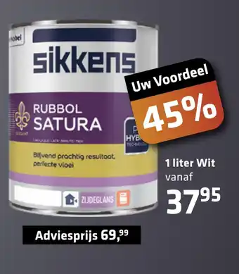 De voordeelmarkt Sikkens Rubbol Satura aanbieding