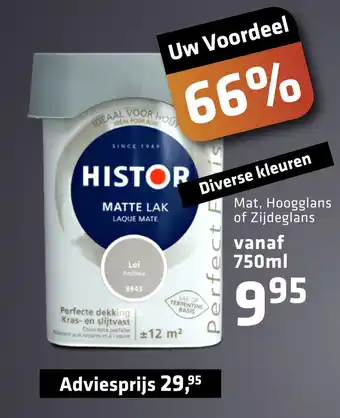 De voordeelmarkt Histor Mat, Hoogglans of Zijdeglans aanbieding