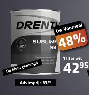 De voordeelmarkt Drenth Sublime SB aanbieding