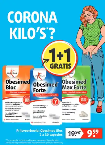 Lucovitaal Obesimed Bloc, Forte of Max Forte aanbieding