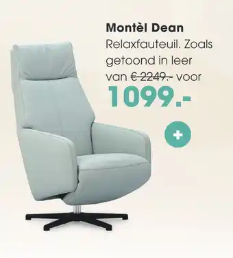 Montel Montèl Dean Relaxfauteuil aanbieding