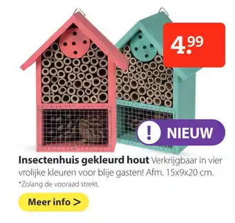 Pets Place Insectenhuis gekleurd hout aanbieding