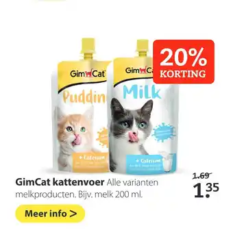 Pets Place GimCat kattenvoer aanbieding