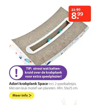 Pets Place Adori krabplank Space aanbieding