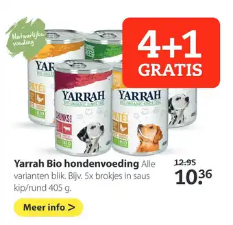 Pets Place Yarrah Bio hondenvoeding aanbieding