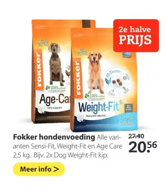 Pets Place Fokker hondenvoeding aanbieding