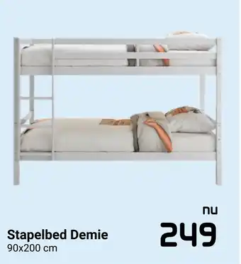 Beddenreus Stapelbed Demie 90x200cm aanbieding