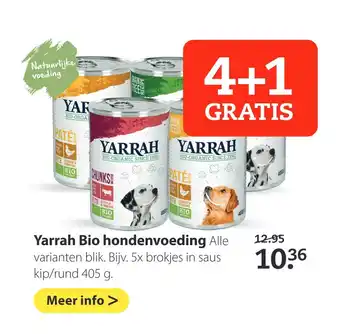 Pets Place Yarrah Bio hondenvoeding aanbieding