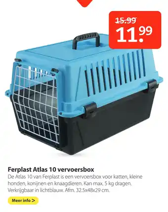 Pets Place Ferplast Atlas 10 vervoersbox aanbieding