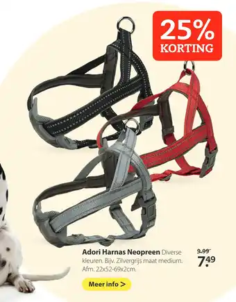 Pets Place Adori Harnas Neopreen aanbieding