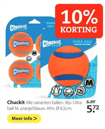 Pets Place Chuckit aanbieding