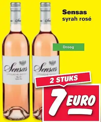 Nettorama Sensas syrah rosé aanbieding