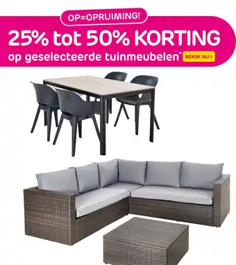 Praxis Op Geselecteerde Tuinmeubelen aanbieding