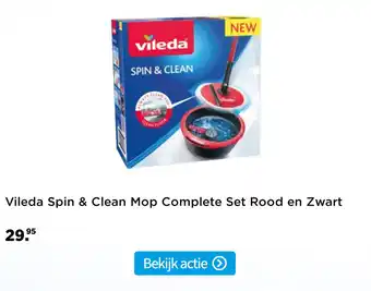 Plein.nl Vileda Spin & Clean Mop Complete aanbieding