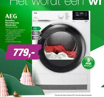 EP AEG SensiDry Warmtepomp Wasdroger TR7BOCH aanbieding