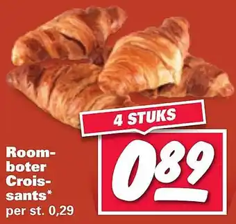 Nettorama Roomboter Croissants* aanbieding