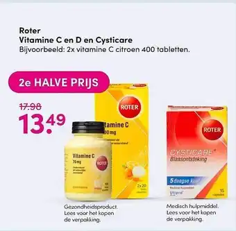 DA Roter Vitamine C En D En Cysticare aanbieding