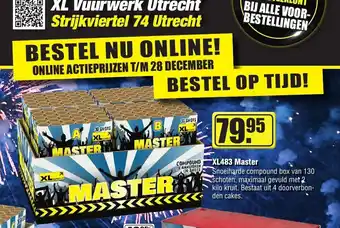 XL vuurwerk 483 Master aanbieding