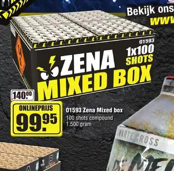 XL vuurwerk 01593 Zena Mixed box aanbieding