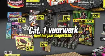 XL vuurwerk Cat. 1 vuurwerk Heel het jaar toegestaan! aanbieding