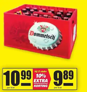 Nettorama Dommelsch krat aanbieding