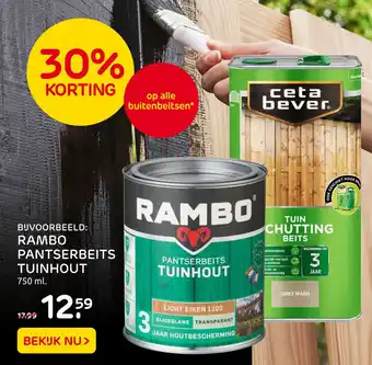 Praxis Rambo Pantserbeits Tuinhout aanbieding