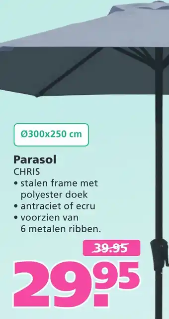 Ranzijn Parasol aanbieding