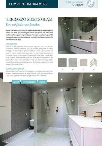 Sanitairwinkel.nl Terrazzo meets glam aanbieding